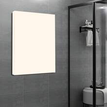 1pc 30*40cm(12*16inch) Framed Framed Canvas Painting, , Flickering Candles And Bohemian Lights, Modern Black Background, Wood Frame, Perfect For Living Room, Bedroom, Office, Dining Room And Hallway Decoration.