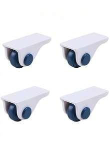 1/2pcs [ Durable Sticky Pulleys Wheels] 4pcs/Set Sticky Pulleys For School And Home - Easy To Use And Durable Castor Wheels For Storage And Transportation - Multicolor - View 14