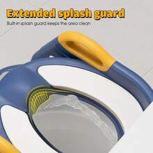 SUN YEE Potty Trainer Toilet Seat Chair Kids Toddler W/ Ladder Blue - Màu xanh lam - Xem 4