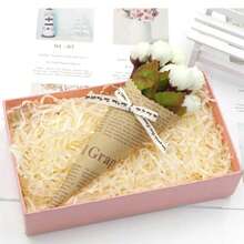 Sợi rơm vụn nhiều màu sắc 50g/100g, vật liệu nhồi quà tặng tiệc cưới, vật liệu nhồi hộp quà, vật liệu đóng gói, vật liệu nhồi gói quà, dây rơm nhiều màu sắc dùng trang trí tiệc. - xanh đậm - Xem 6