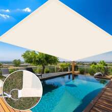 1 pieza Toldo rectangular para sombra - Resistente y de alta calidad con protección UV para patio, jardín, piscina y balcón, disponible en múltiples colores