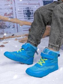 Children's Winter Shoes, New Winter Kids Boots, Outdoor Camping Snow Boots, Comfortable Children's Shoes, Boys Shoes, Girls Shoes - Royal Blue - View 4