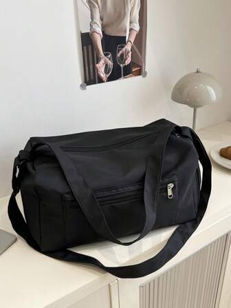 Mochila deportiva de yoga de gran capacidad y peso ligero, bolsa de gimnasio impermeable con separación de compartimentos secos y húmedos, adecuada para la escuela, viajes, transporte, artículos esenciales para vacaciones, bolsa de viaje, equipaje, maleta de viaje para mujeres