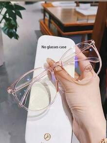 Women Round Everyday Versatile Lightweight Non-Prescription Glasses Clear Glasses Accessories - Multicolor - View 7