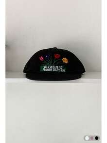 1pc Fashionable Embroidered Casual Flat Brim Baseball Cap, New Spring/Summer Street Letter Embroidery Unisex Hip Hop Soft Top Hat,Beach,Vacation - Multicolor - View 29