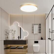 Gold Frame Recessed Ceiling Light, Remote Control Smart Ceiling Lamp, Living Room Light, Home Lighting, Gold Pendant Light, Indoor Decor, LED Downlight, 3-Color Switchable With Memory Function, Suitable For Living Room/Bedroom/Hallway/Balcony/Kitchen/Cabinet/Entrance/Bathroom/Home/Store/Clothing Store/Shop/Bar/Hall - Gold Ceiling Lights - View 5