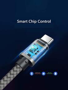 1条USB-C快速充电线[3.3英尺/6.6英尺/10英尺] USB-A转C尼龙编织充电线，兼容三星Galaxy S25 S24 S23 S22 S21 S10、Note 20 10 9 A51 G8 G7、Pixel及其他USB-C设备 - 深灰色 - 查看 5