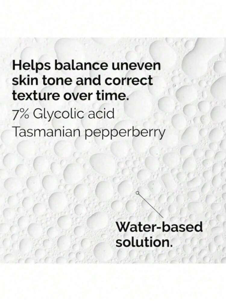 The Ordinary ácido glicólico 7% exfoliante 240ml uso nocturno todo tipo de piel cuidado facial elimina células muertas revitaliza rostro skincare cosmético tratamiento belleza - Multicolor - Añade 5