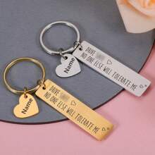 Christmas Gifts Couple, Drive No One Else Will Tolerate Me, Personalized Keyring For Boyfriend, Anniversary Gift For Boyfriend Him Her,Custom Keychain,Delicate Romance,For Office,For School,For Classroom,For Teacher Gifts,For University,For Colleague,For Dorm Rooms - Black - View 8