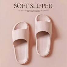 Zapatillas de Verano Ligeras de EVA para Mujeres, Sandalias de Interior, Zapatos Cómodos para Baño y Ducha para el Hogar y Parejas, Ropa Casual - Marrón - Ver 9