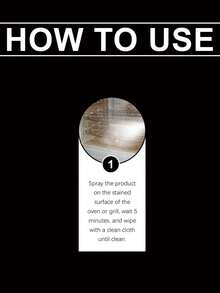 Oven Cleaning Spray, Daily Household Kitchen Degreasing And Stain Removal Convenient Cleaning Spray - Multicolor - View 5