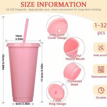 10pcs/24oz Plastic Cold Drink Cups Perfect For Coffee, Tea, Smoothies, And More, Summer Winter Drinkware,Reusable Plastic Water Tumblers, Home Party Supplies, Holiday Birthday Party Supplies,Party Decor, Party Supplies, Holiday Decor, Party Gift, Holiday Gift
