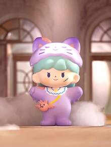 1pc Random Style Dreamscape Theater Anime Figure PVC & ABS Model /Bag, Cute For Couples - Multicolor - View 3