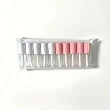 10 Pieces 4ml Plastic Lip Gloss Tubes Plastic Lipstick Bottle Lip Balm Container Makeup Organizer