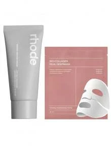 PAORPEVM 1/2PCS 10/50ml Moisturizing Face Cream Lipstick Set, 2PCS Facial Mask Moisturizing Cream Set,Easily Absorbed Cream Texture, Moisturizing, Suitable For All Skin Types, Mild And Non-Irritating, Fresh Fragrance, Glossy And Nourishing,Two Models Are Shipped Randomly And Have The Same Effect