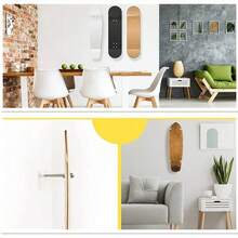 Skateboard Deck Display Wall Mount Hanger Rack Longboard Hanging Holder - Clear - View 2