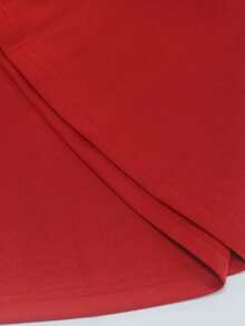 Quần áo mùa thu Giáng sinh cho nữ màu trơn, thời trang và thanh lịch, ôm sát, váy nửa thân kiểu đuôi cá ôm sát, đa năng hàng ngày, hẹn hò năm mới - Đỏ - Xem 10