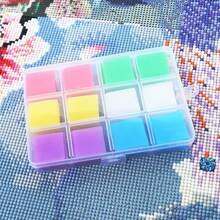 30/32/48/96pcs Diamond Painting Art Wax Refills For Diamond Art Dots Accessories, Colorful DIY Putty Glue And Wax For Diamond Art Embroidery Accessories With Storage Box - Multicolor - View 4