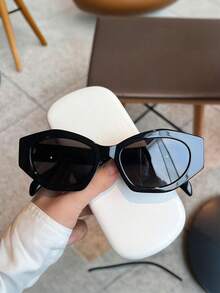 1pc Women's Retro Ins Fashion Glasses - Stylish Personalized Shades For Stage Catwalk, Daily Outdoor, Street Snap, Driving, Travel & Party - Fashion Eyewear