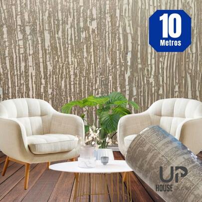 Papel de Parede PREMIUM Amadeirado Rústico Autocolante Sala Quarto Escritório