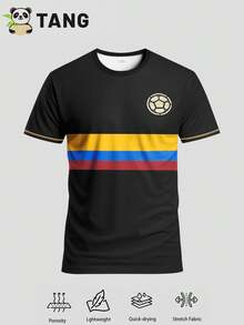 Customized Men's White Striped Football Jersey & Personalized With Name & Number & Comfortable Round Neck Sports Sweatshirt & Suitable For Football Training, Casual Wear & Gift,Stylish,Fashion,Hipster,Casual,Minimal Chic,Personalized,Customized,Custom,Unique,Guy Costumes,Capsule Wardrobe,Men Basic/Street Style,Ideal Gifts For Him,Boyfriend,Family,Friends,For Birthdays,For Vacation/ Holiday,For School/Competition,For Sports/Climbing,Stylish,Fashion,Hipster,Casual,Minimal Chic,Personalized,Customized,Custom,Unique,Guy Costumes,Capsule Wardrobe,Men Basic/Street Style,Ideal Gifts For Him,Boyfriend,Family,Friends,For Birthdays,For Vacation/Holiday,For School/Competition,For Sports/Climbing,Stylish,Fashion,Hipster,Casual,Minimal Chic,Personalized,Customized,Custom,Unique,Guy Costumes,Capsule Wardrobe,Men Basic/Street Style,Ideal Gifts For Him,Boyfriend,Family,Friends,For Birthdays,For Vacation/Holiday,For School/Competition,For Sports/Climbing,Men Sports & Entertainment Wear - Black - View 9