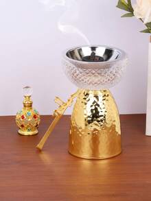 1 Pc/1 Set Simple And Elegant Transparent Glass Incense Burner/Incense Burner Stand, It Can Be Used As An Aromatherapy Diffuser, Aromatherapy Burner Is Used To Create An Elegant Atmosphere, It Can Also Be Used For Tea Room Decoration Can Be Used As An Ornament, It Is Suitable For Home Decoration, House Decoration