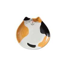 1 pièce Repose-cuillère en céramique, support de cuillère en forme de chat mignon, support d'ustensiles de cuisine, applicable sur le plan de travail de la cuisine, accessoire de cuisine au design unique de chat, cadeau de pendaison de crémaillère, Halloween, Noël pour les amateurs de chats - Multicolore - Voir 14