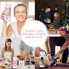 Inspirational Christian Jesus Religious Faith Cross Aesthetic Cute 20oz Skinny Tumbler, Insulated Travel Cup With Lid & Straw, Hot & Cold Drink Bottle - White - View 7