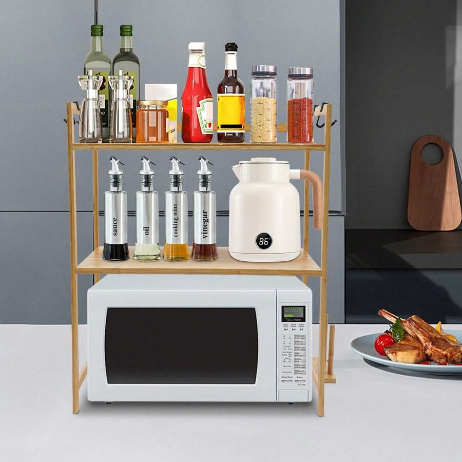 YUNRUX Microwave Oven Stand - A - View 1