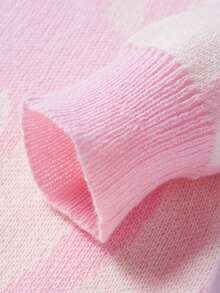 1pc Teens' Girls Elegant Fashion Daily Commute School Vintage Colorblock Casual Comfortable Pullover Knit Sweater, Spring Autumn Winter