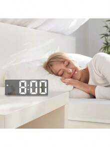 3 AA Battery Powered LED Display Digital Clock, Suitable For Study, Work, Life, Entertainment And Other Scenarios. Great Helper For Timing In Kitchen And Office.