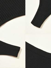 5条/包 女士性感高弹无缝丁字裤，柔软纯色低腰内裤，简约内衣 - 彩色 - 查看 7