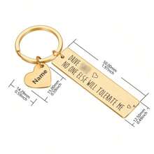 Christmas Gifts Couple, Drive No One Else Will Tolerate Me, Personalized Keyring For Boyfriend, Anniversary Gift For Boyfriend Him Her,Custom Keychain,Delicate Romance,For Office,For School,For Classroom,For Teacher Gifts,For University,For Colleague,For Dorm Rooms - Black - View 9