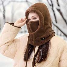 1 Pc Balaclava Wind-Resistant Winter Face Mask,Fleece Ski Mask For Men And Women,Warm Face Cover Hat Cap Scarf