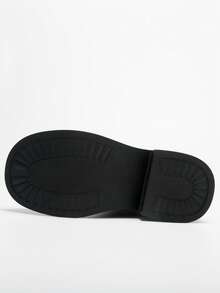 Giày bốt cao đến giữa bắp chân dành cho nữ, mẫu mới Thu Đông 2025, thiết kế khóa cài, cổ cao, đế platform, bốt cao quá đầu gối, bốt cao bồi, bốt nữ cao bồi, phong cách Coachella. - màu đen - Xem 8