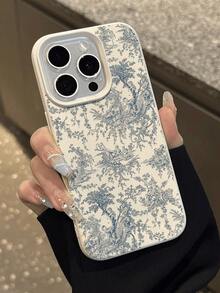 1 chiếc ốp lưng điện thoại chống nước, chống rơi, chống trượt, họa tiết hoa kẻ caro xanh trắng dễ thương, tương thích với Apple và các dòng điện thoại khác, chống sốc và chống trầy xước, phiên bản quốc tế, không phải phiên bản nội địa. - Nhiều màu - Xem 6