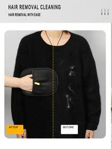 1pc Cat Hair Remover, Static Electricity Pet Grooming Glove, Double-Sided Brush, Pet Hair Removal Tool, Dog Brush Deshedding