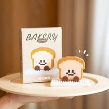 1 套面包头瑞士卷巴斯克积木拼图装饰，儿童节、生日、圣诞节、万圣节礼物，完美礼物 - 彩色 - 查看 12