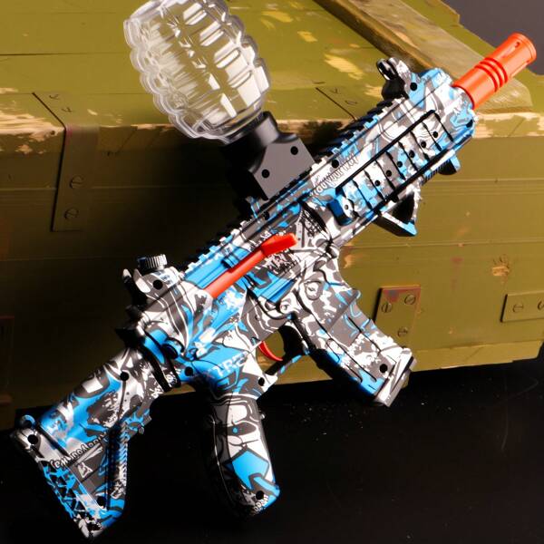 M416 Electric Gel Ball Blaster – Outdoor Toy Gun For Perfect For Park Battles & Backyard Adventures! – Perfect Gift For Birthdays, Easter, Halloween, Thanksgiving, Etc. (Water Bullets Not Included)