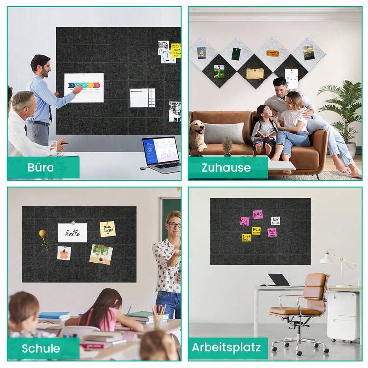 Decorative Bulletin Boards - 黑色 - 查看 6