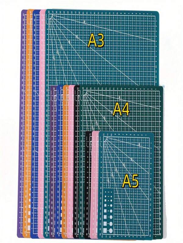 A5 PP Cutting Mat, 1.1mm Thickness, Art Knife Carving Board, School & Office Supplies