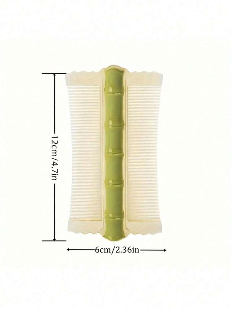 双面除虱胡须梳-去头屑结节清洁神器加密细齿梳女剃头梳去除小虱子卵超密齿梳子女生脱毛工具细齿去头屑虱子卵 - 彩色 - 查看 7