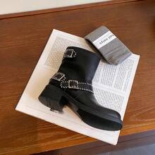 Women Ankle Boots & Booties - Svart - Visa 3