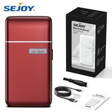 SEJOY Portable Electric Razor For Men With Toothed & Mesh Blades, Magnetic Adsorption Head, Mini Electric Foil Shaver For Men - Red - View 2