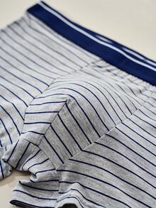 4pcs/Pack Random Men's Underwear, Men's Loose Fit Boxer Briefs, Soft & Comfortable - Multicolor - View 5