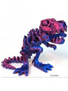 1 件 3D 打印霸王龙恐龙蛋全关节可动动物模型玩具、恐龙玩具、家居装饰品、生日礼物、复活节礼物、礼物、玩具 - 彩色 - 查看 12