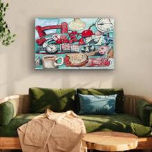 Framed Philip Guston - Summer Kitchen, Fine Art Giclee Print, Still Life Poster,Painting,Cuadros Para La Sala,Decoraciones Para Cuarto,Room Decor,Bathroom Decor