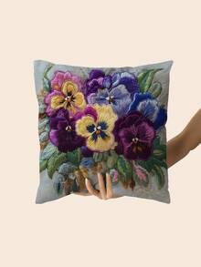 1 Vỏ gối hình học trừu tượng Bohemian, in 2D một mặt, chi tiết thêu giả, vỏ gối sofa mềm mại trang trí, thích hợp cho văn phòng, gia đình, phòng ngủ, phòng khách (không bao gồm ruột gối) - Không thêu - Nhiều kích cỡ - Nhiều màu - Xem 3