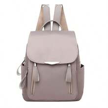 Women's Outdoor Simple Oxford Zipper Backpack Multi-Purpose Travel Bag - Multicolor - View 1