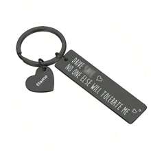 Christmas Gifts Couple, Drive No One Else Will Tolerate Me, Personalized Keyring For Boyfriend, Anniversary Gift For Boyfriend Him Her,Custom Keychain,Delicate Romance,For Office,For School,For Classroom,For Teacher Gifts,For University,For Colleague,For Dorm Rooms - Black - View 16